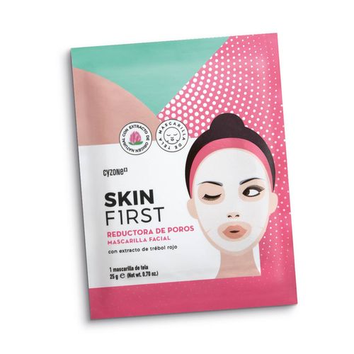 Mascarilla Facial De Tela Reductora De Poros Skin First