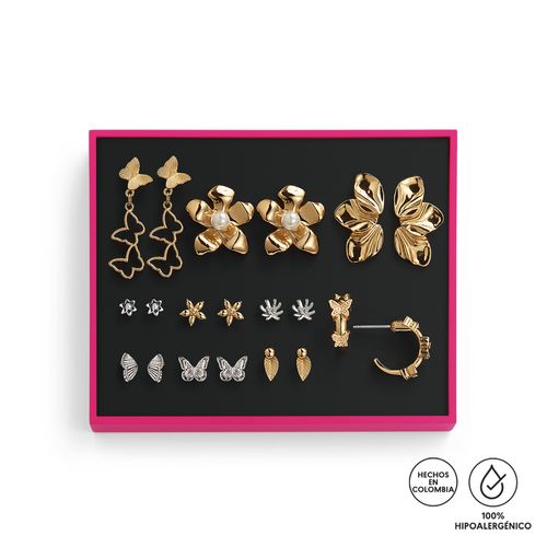 Estuche de aretes para mujer Petals Party