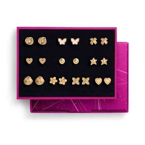 Set de aretes Shiny Bronce