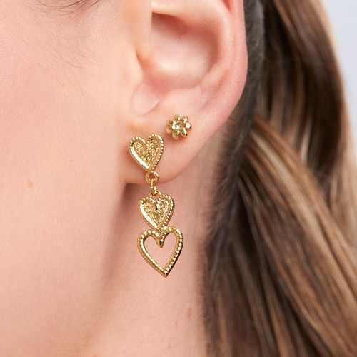 Set de aretes para mujer Goldy Dream